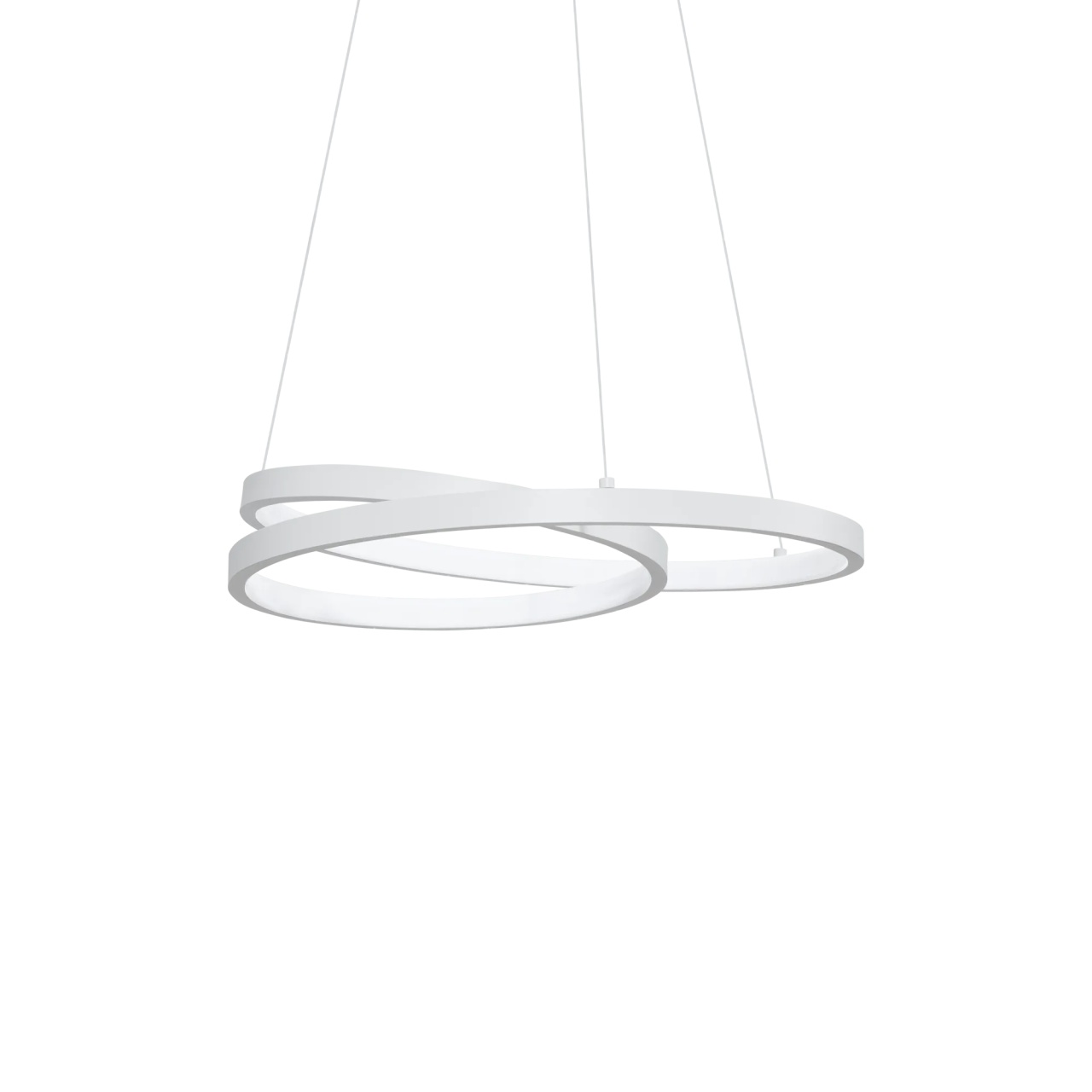 Lustra LED Oz, 38W, 2300lm, lumina calda (3000 K), IP20, alba, Ideal Lux