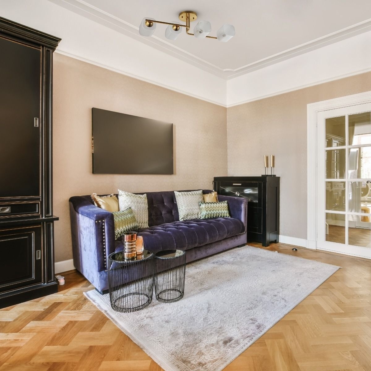 Lustra Sly PL4, 4xE27, cupru, Klausen