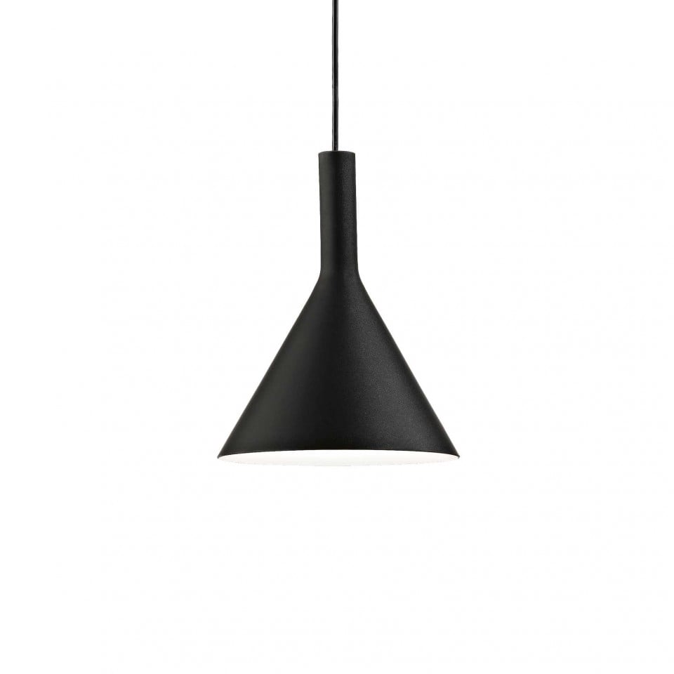 Pendul Cocktail 074344, 1xE27, negru, IP20, Ideal Lux