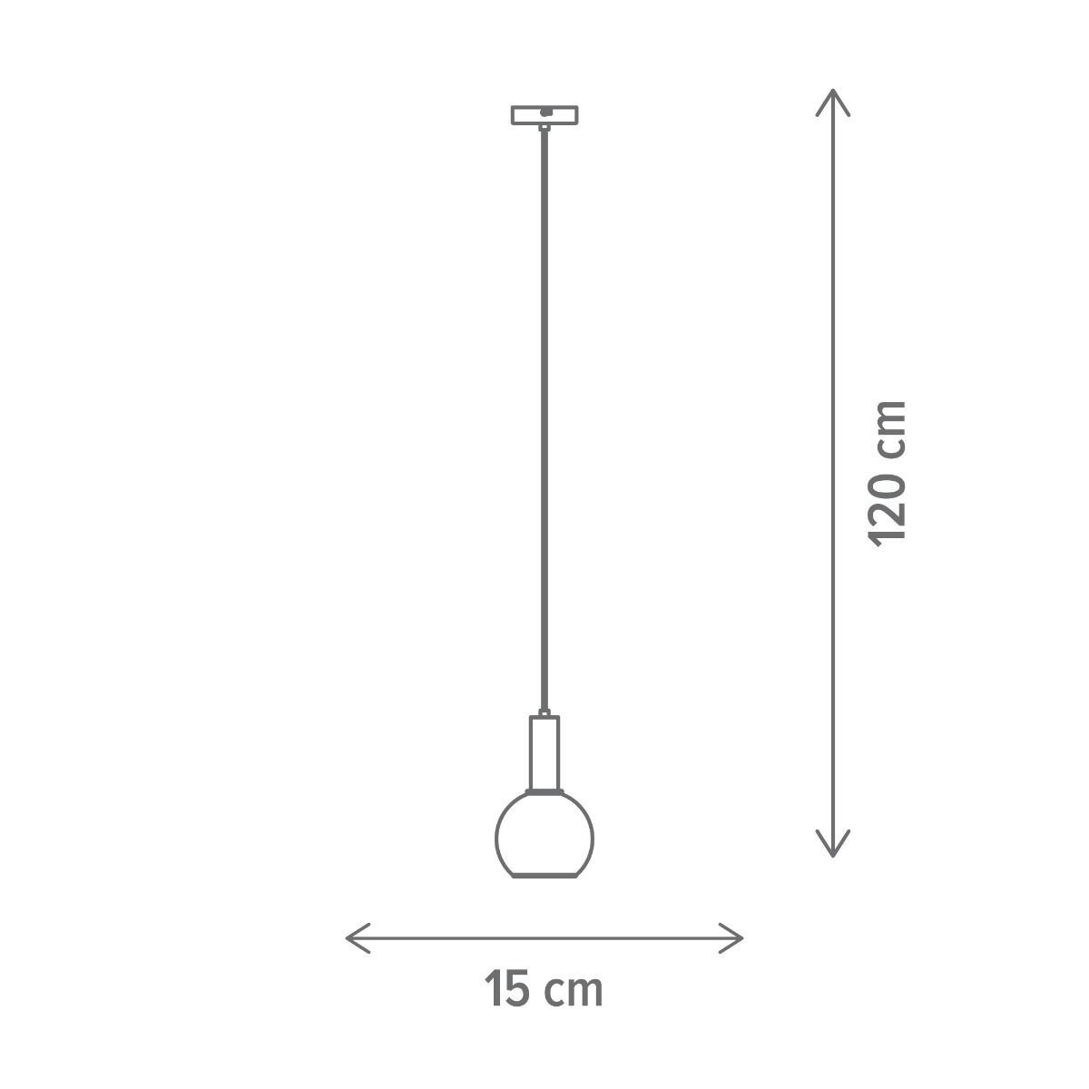 Pendul Lovely SP1, E27, negru, Klausen