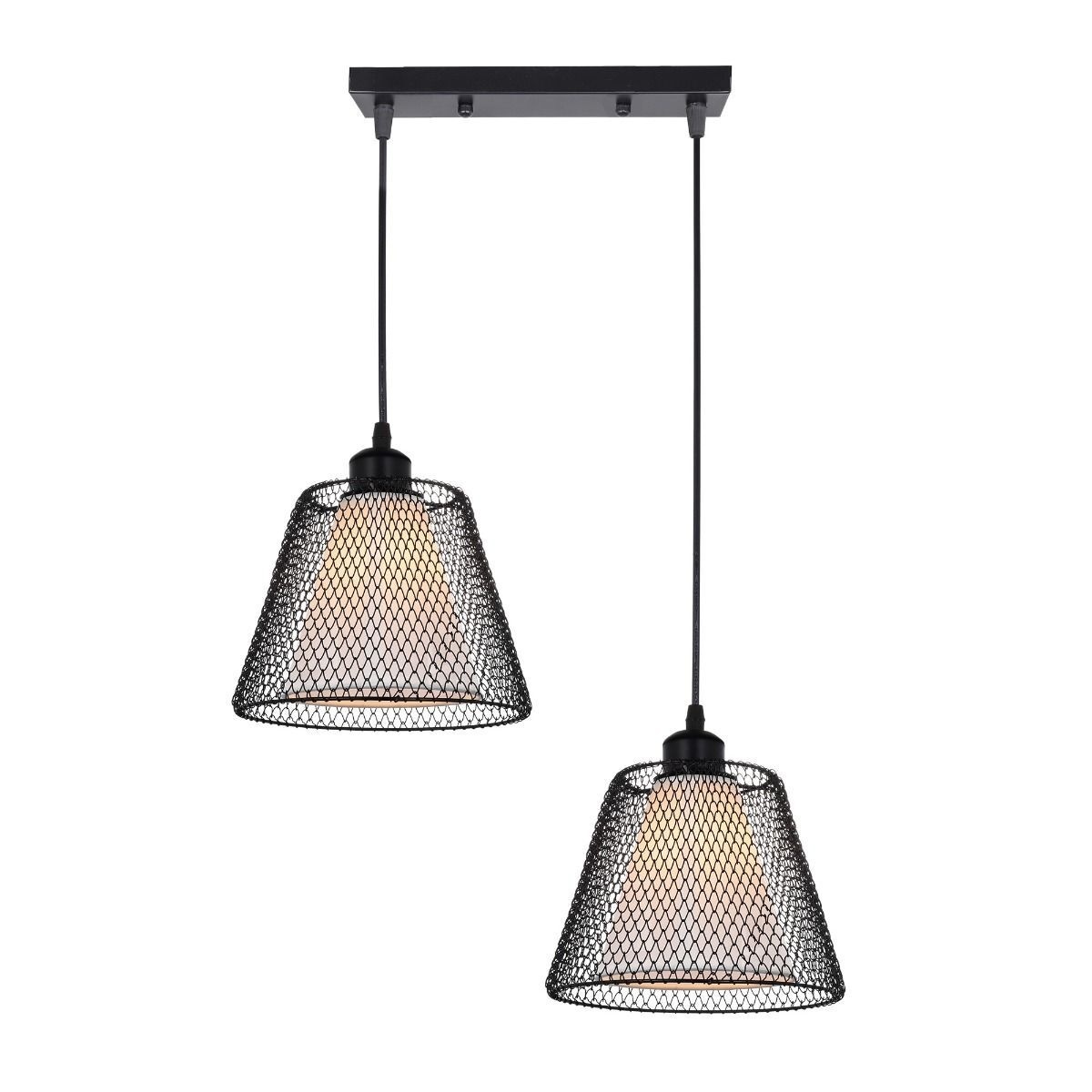 Pendul Novos SP2, 2xE27, negru, Klausen