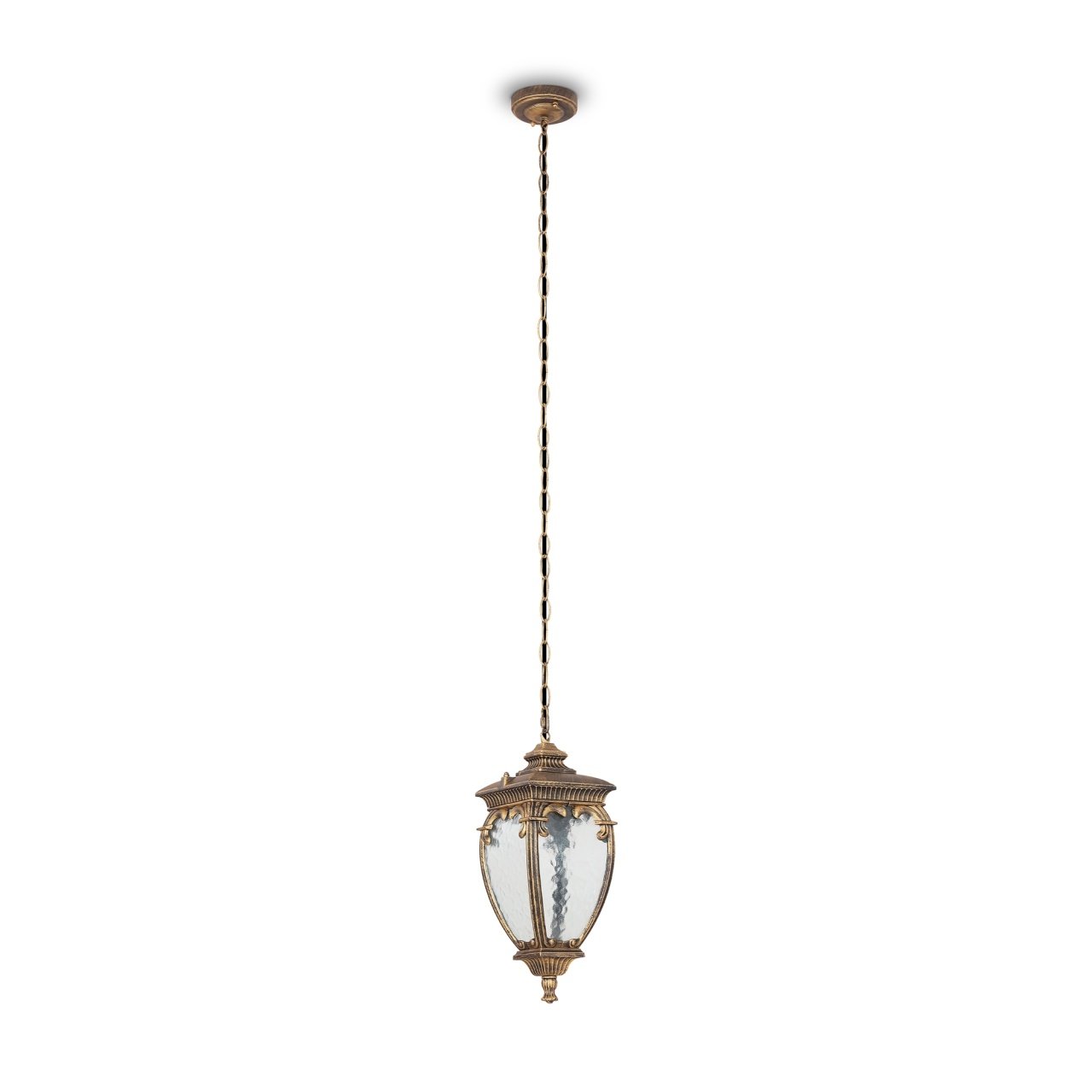 Pendul pentru exterior Fleur O414PL-01GB, 1xE27, bronz+transparent, IP44, Maytoni - 1 | YEO