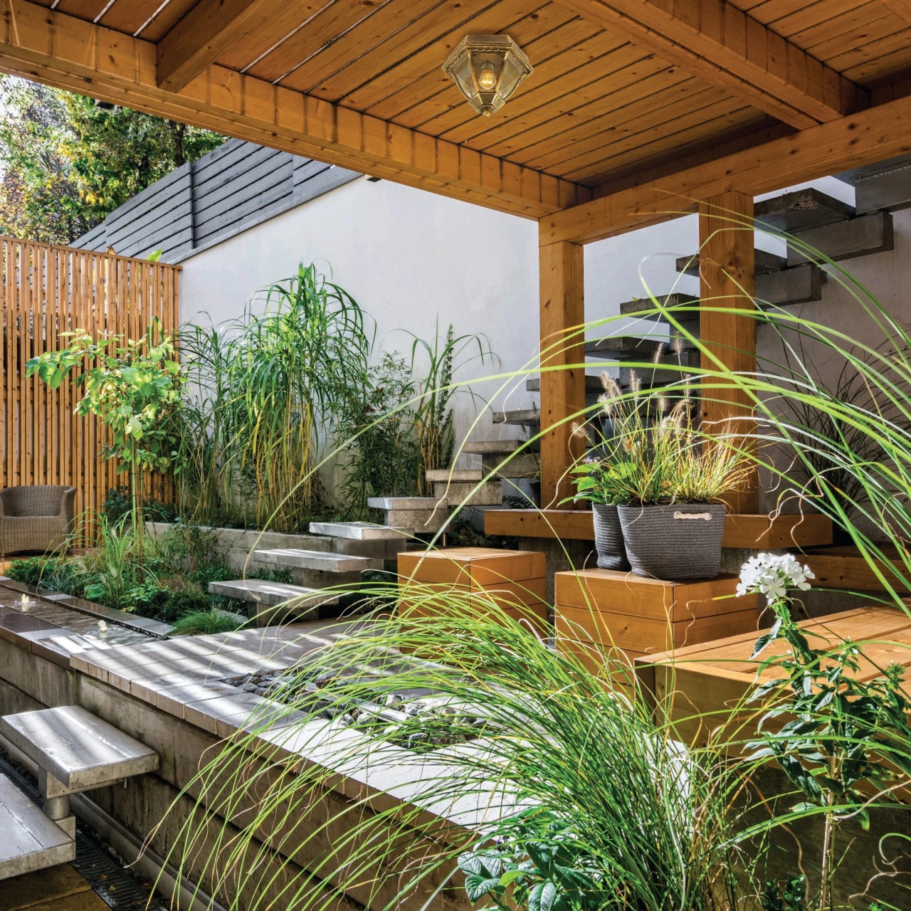 Plafoniera exterior Miami KL5489, 1xE27, auriu antic, aluminiu + sticla, IP44, stil clasic, Klausen - imagine 3