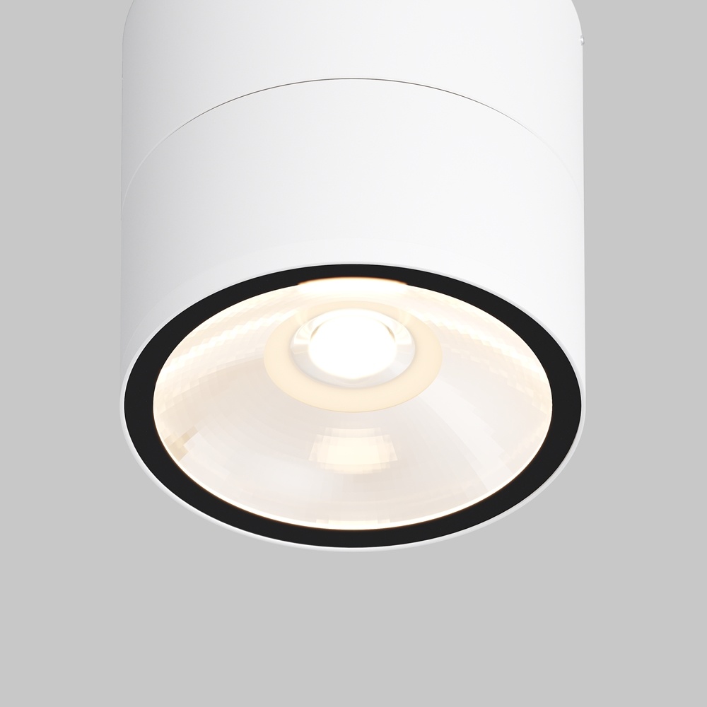 Plafoniera exterior Spin, 5W, lumina calda (3000K), IP54, alb, Maytoni - imagine 3