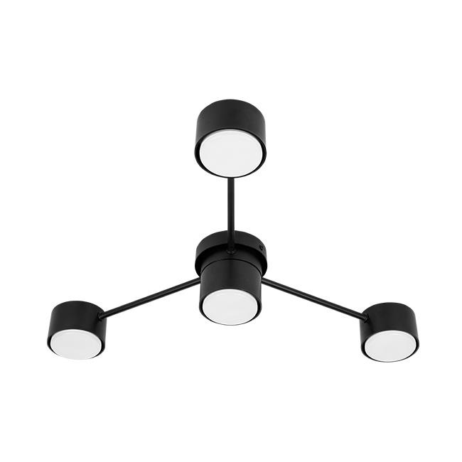 Plafoniera Guliver, 4xGX53, 85 cm, neagra, Masterled - 2 | YEO