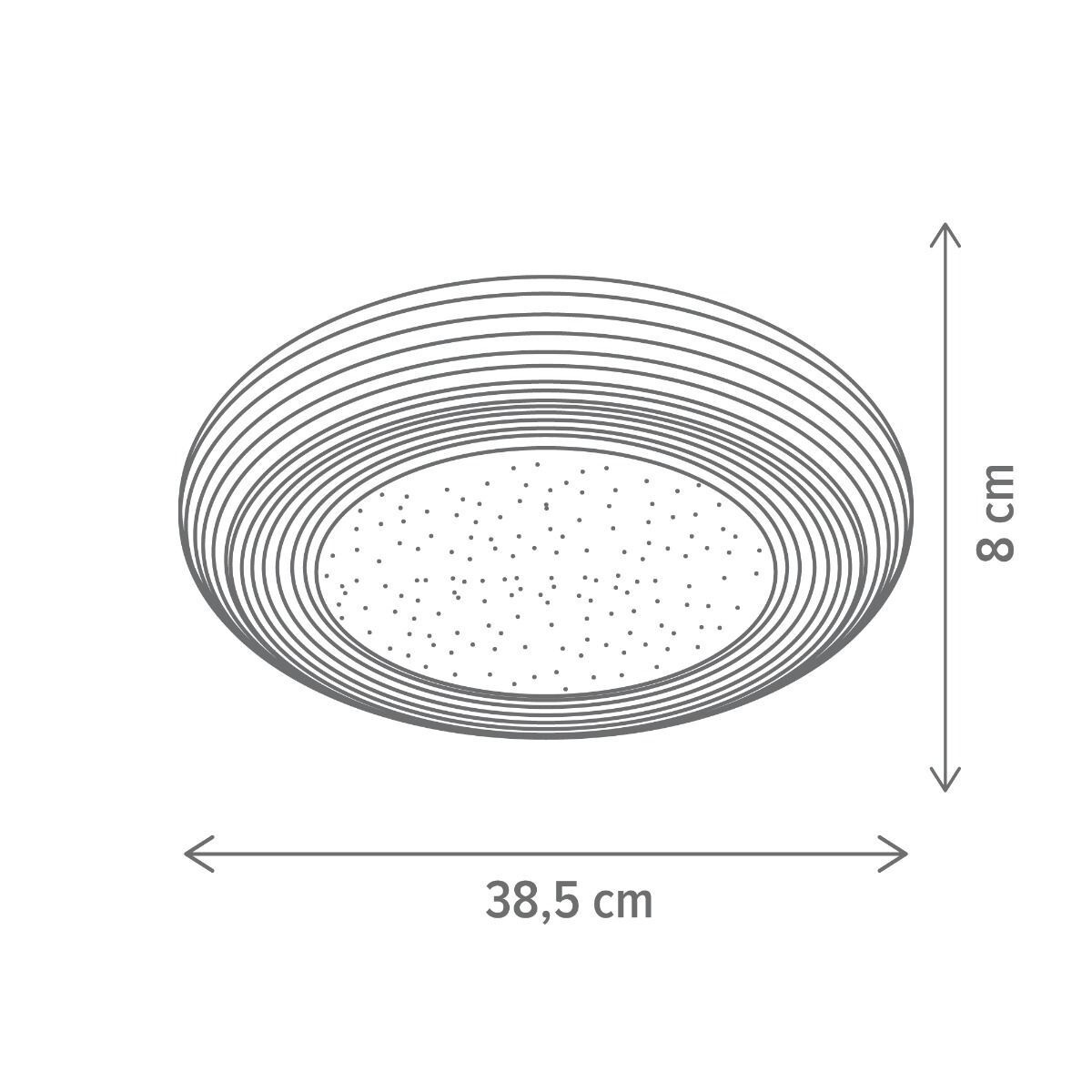 Plafoniera LED Agile, 24W, temperatura de culoare ajustabila(3000-6500 K), alba, Klausen