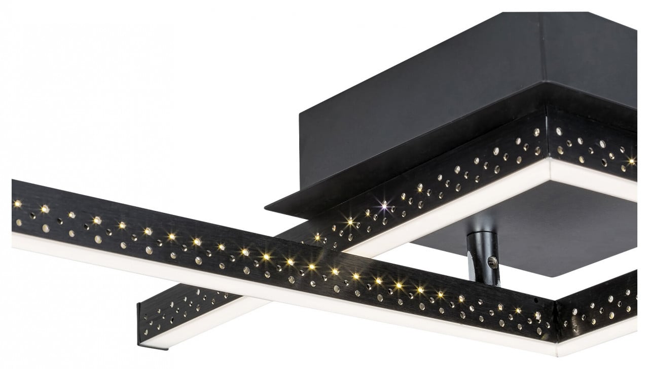 Plafoniera LED Casimir 5267, 23W, 1250lm, lumina neutra, IP20, neagra, Rabalux - 2 | YEO