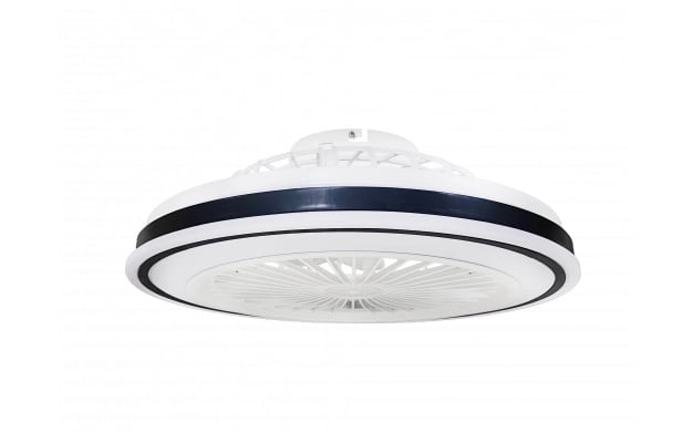 Plafoniera LED cu ventilator Optonica, 36W, lumina calda/neutra/rece (3000-6000 K), telecomanda, alb/negru, IP20