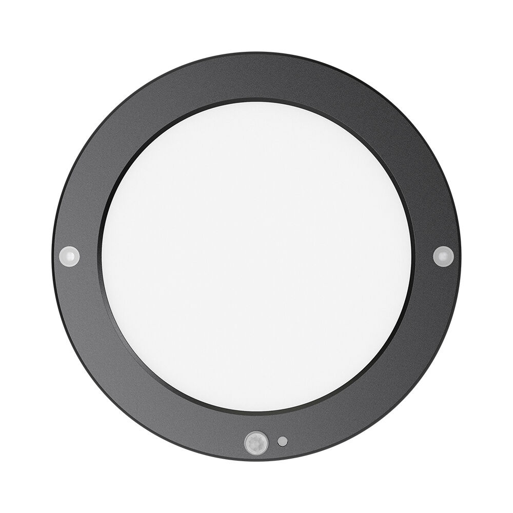 Plafoniera LED incastrata rotunda 20W, senzor miscare, lumina calda/neutra/rece, neagra, IP20, Braytron - imagine 3