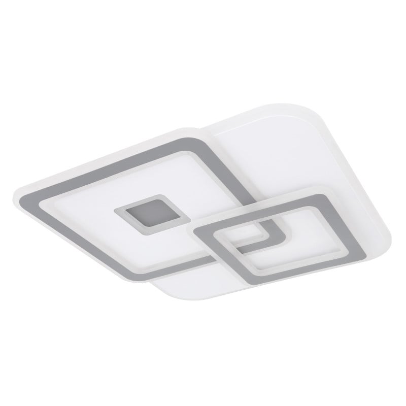 Plafoniera LED Kique 48547SH, cu telecomanda, 50W, 2900lm, lumina calda+neutra+rece, IP20, alba, Globo Lighting - 1 | YEO