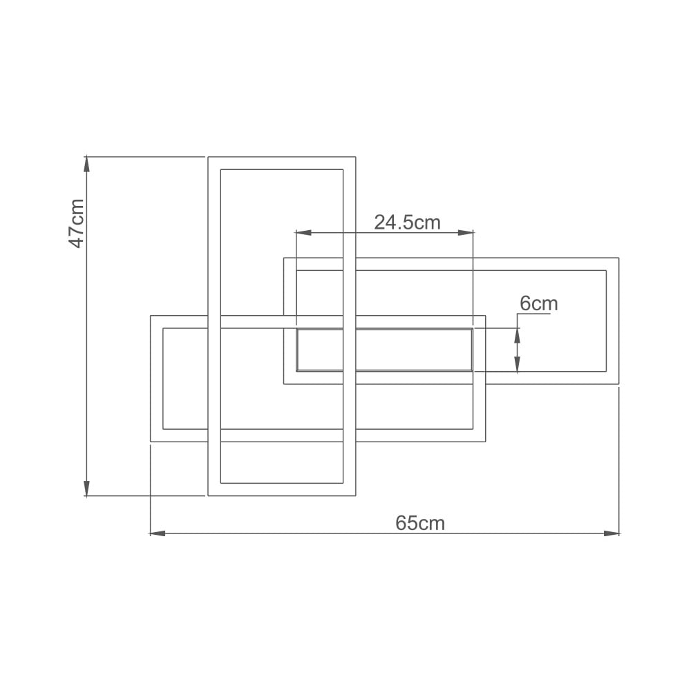 Plafoniera LED Nela BR-BH17-04591, cu telecomanda, 65W, 7150lm, lumina calda+neutra+rece, IP20, neagra, Braytron - 2 | YEO