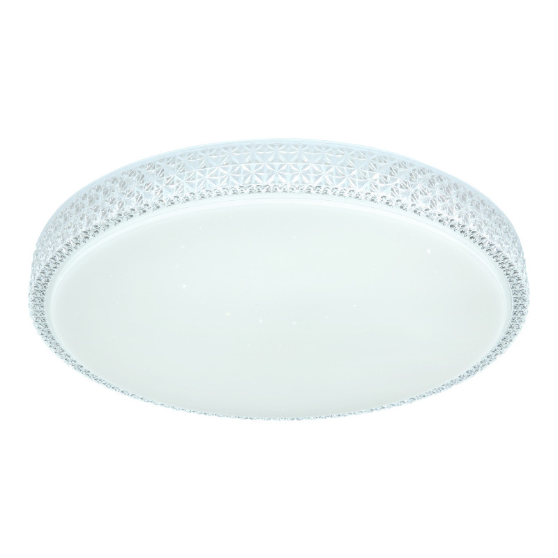 Plafoniera LED Ovi 41749-40, cu telecomanda, 40W, 3200lm, lumina calda+neutra+rece, IP20, alba, Globo Lighting