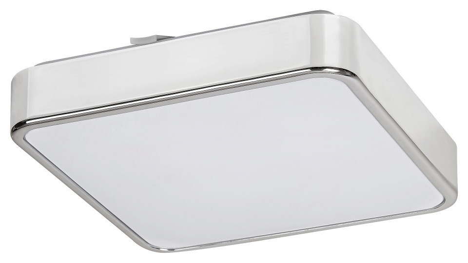 Plafoniera LED Wolimir 2982, cu telecomanda, 22W, 1800lm, lumina calda+neutra+rece, IP20, alba+crom, Rabalux