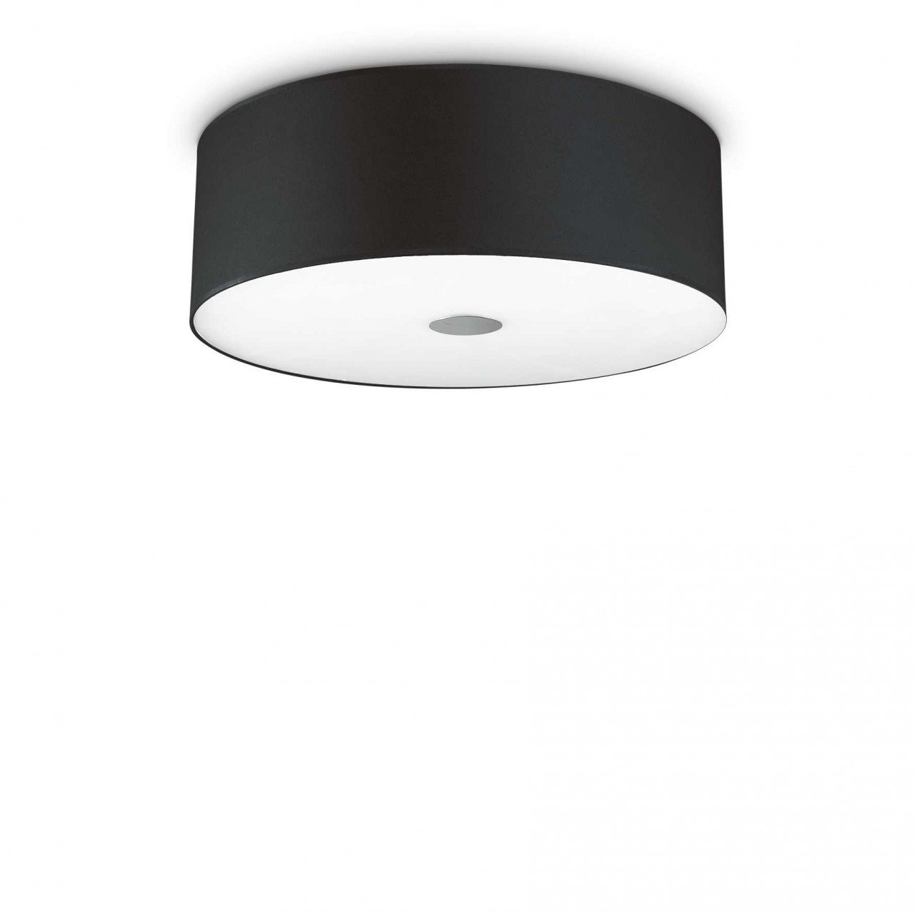 Plafoniera Woody 122212, 5xE27, neagra, IP20, Ideal Lux