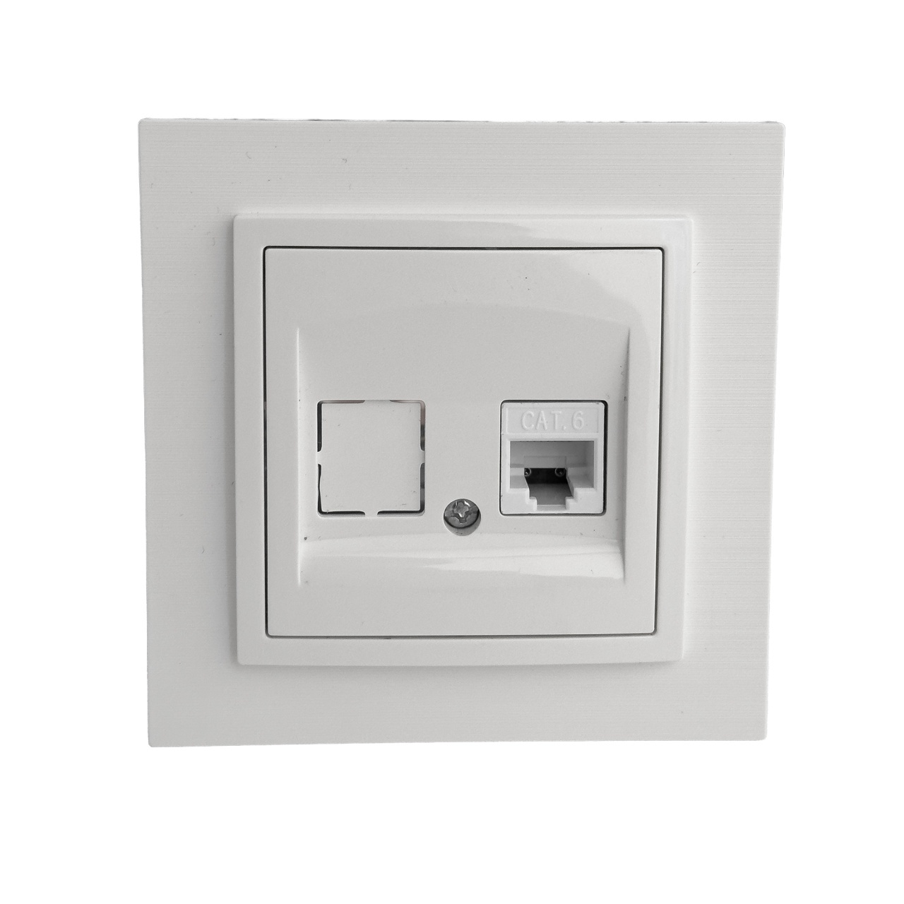 Priza internet cat6, alba, Olbia Titan - imagine 2