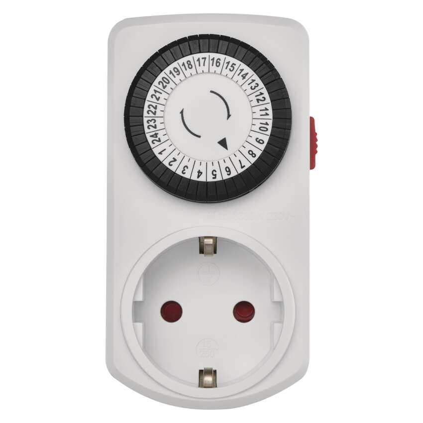 Priza programabila mecanica, Schuko, IP20, 16A, Emos - 1 | YEO