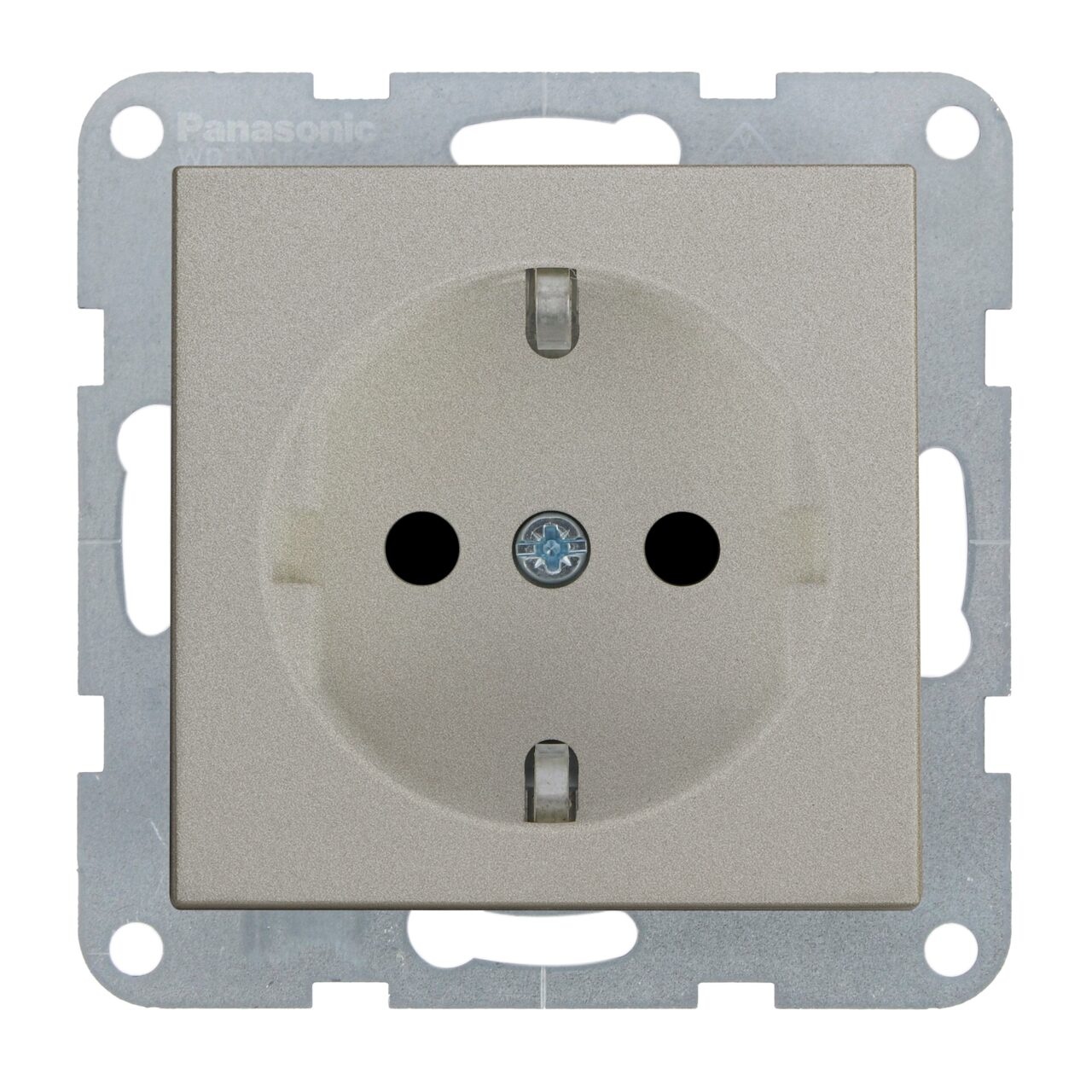 Priza simpla cu impamantare 16A, IP20, Bronz, Panasonic Karre Plus 55