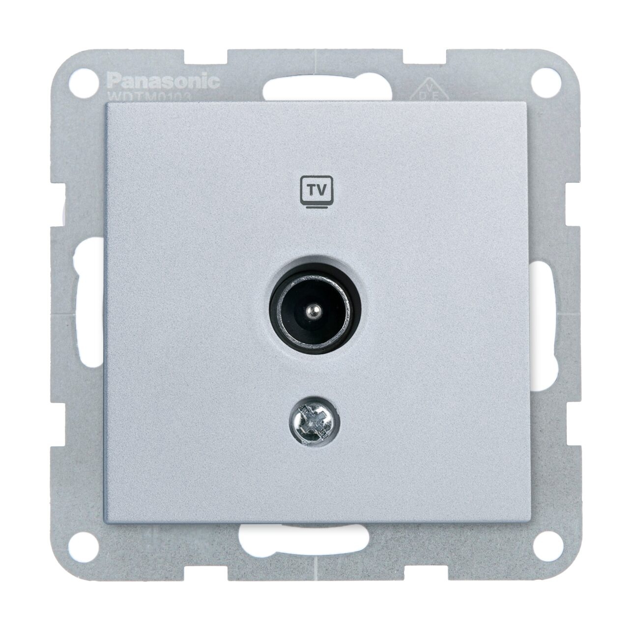 Priza TV finala, IP20, Argintiu, Panasonic Karre Plus 55