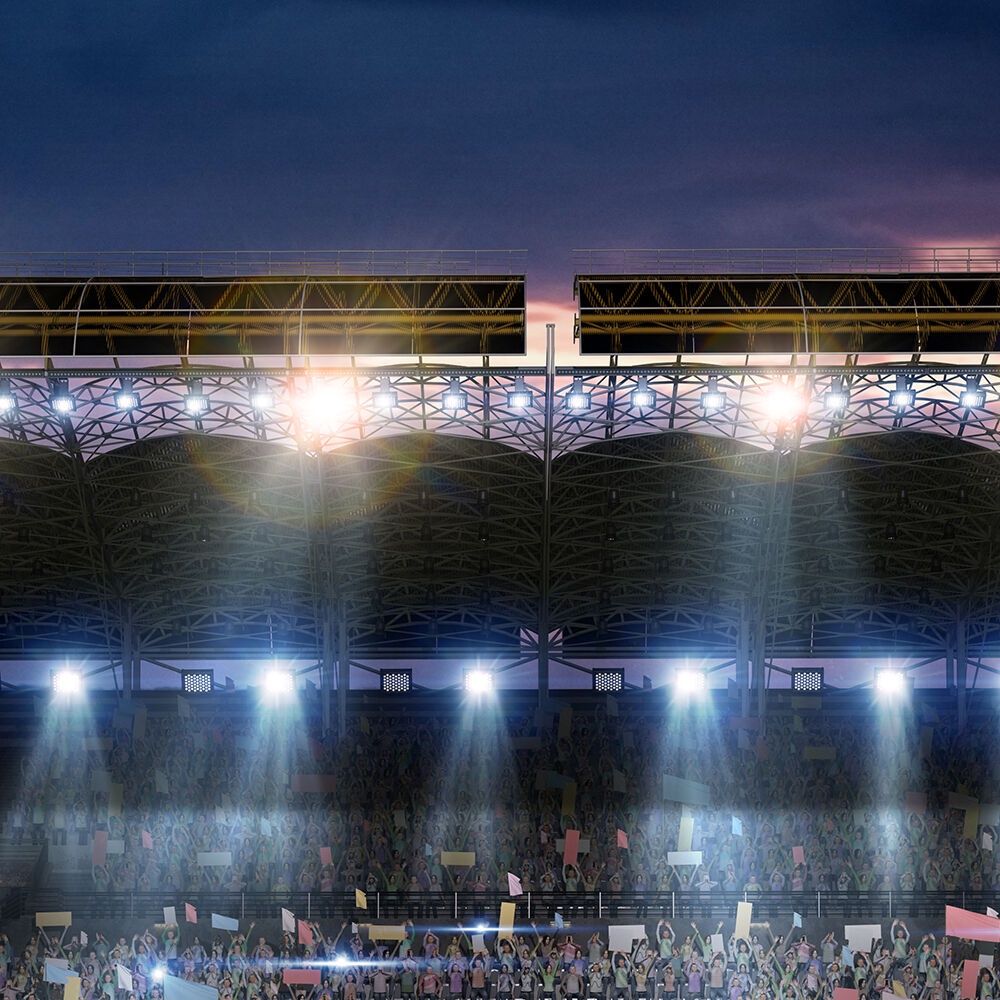 Proiector LED exterior 800W, lumina rece (6500 K), IP66, 112000 lm, Braytron - imagine 2