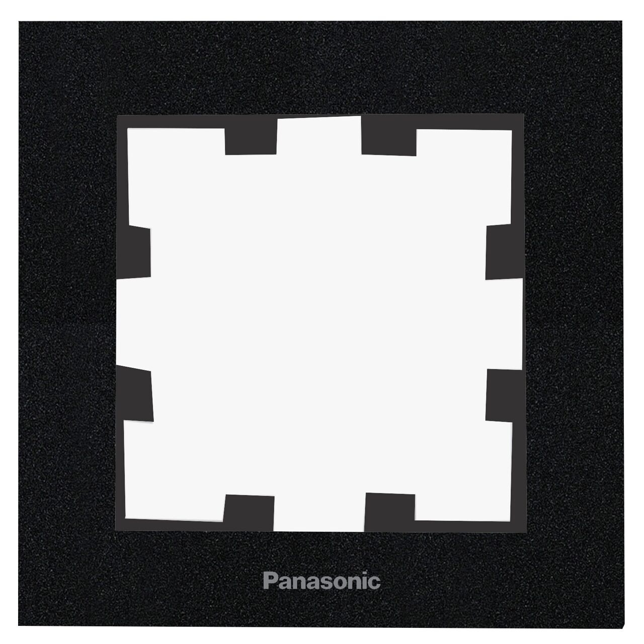 Rama simpla, IP20, Negru, Panasonic Karre Plus 55