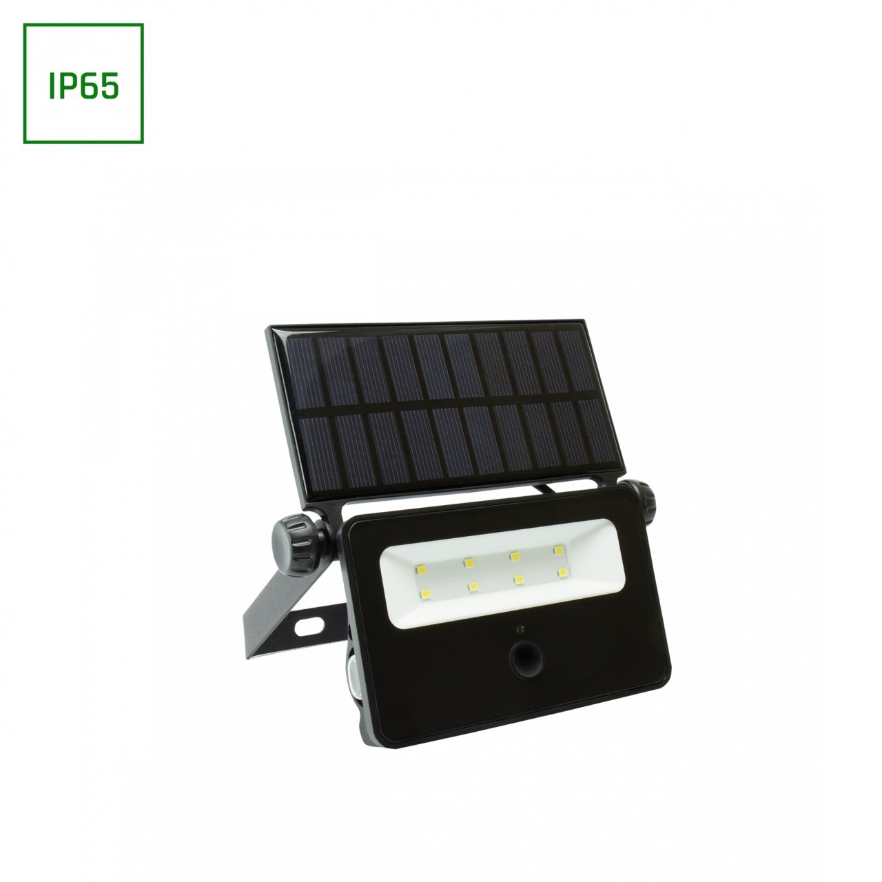 Reflector LED cu panou solar si senzor de miscare, 2W, 200 lm, lumina rece (6500K), Spectrum