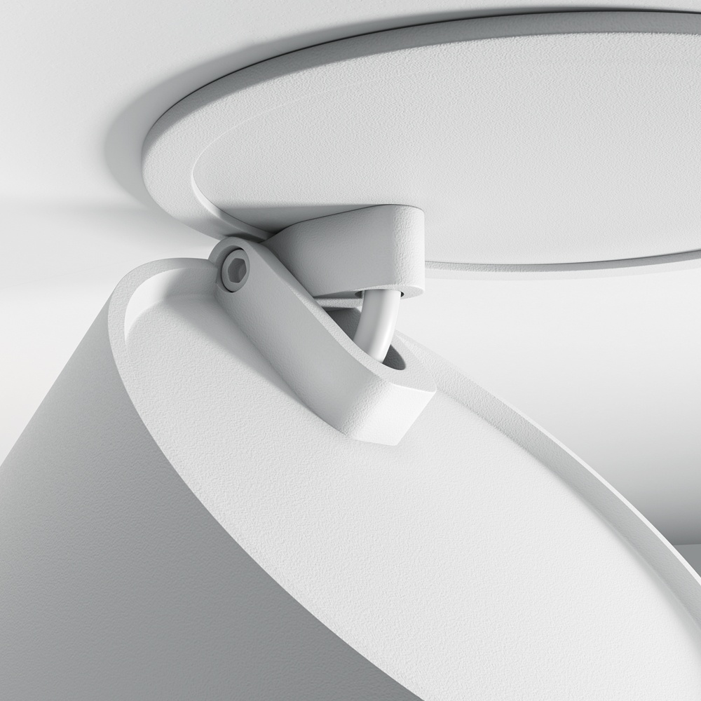 Spot incastrat Onda, 12W, lumina calda/neutra, dimabil, alb, Maytoni - imagine 3