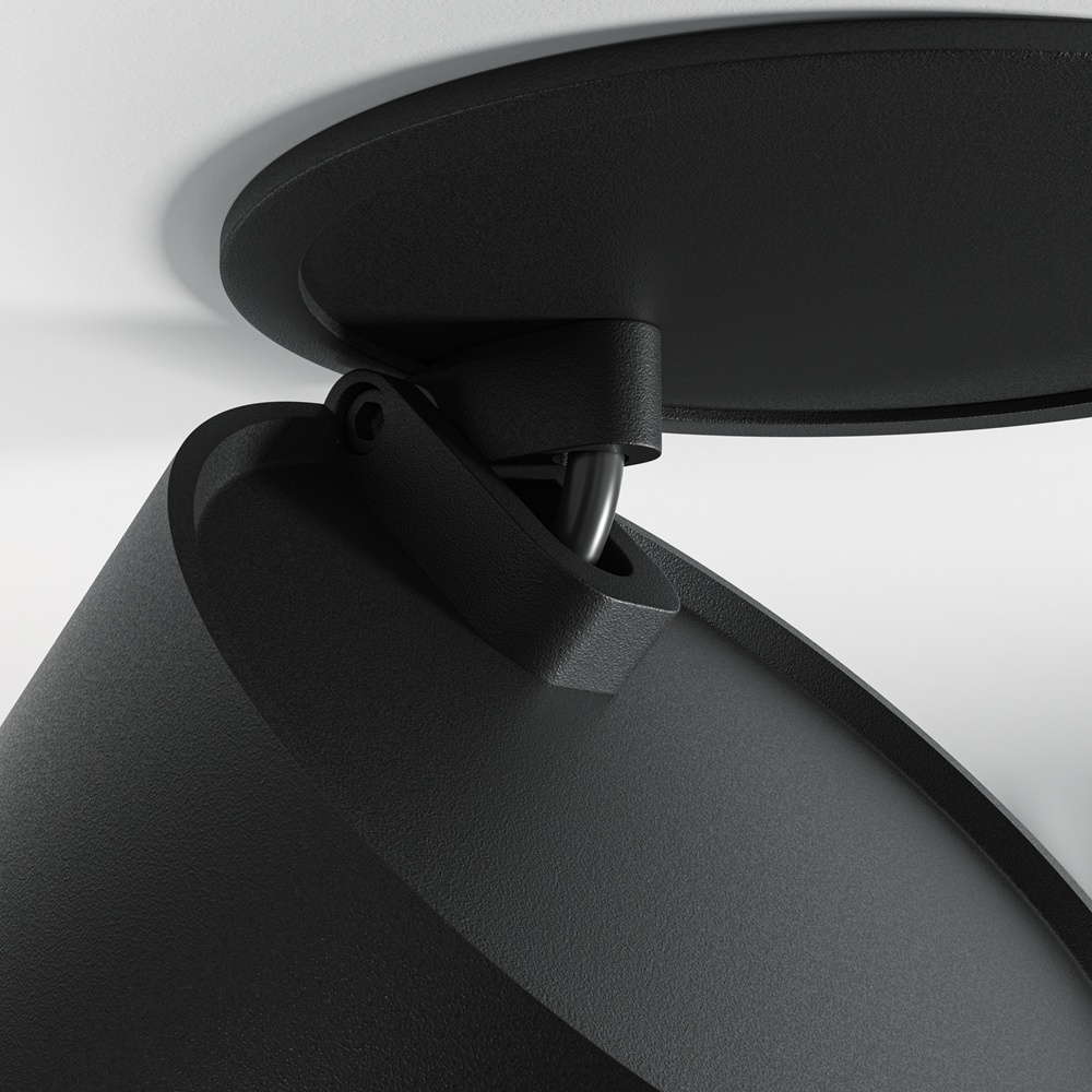 Spot incastrat Onda, 12W, lumina calda/neutra, dimabil, negru, Maytoni - imagine 3