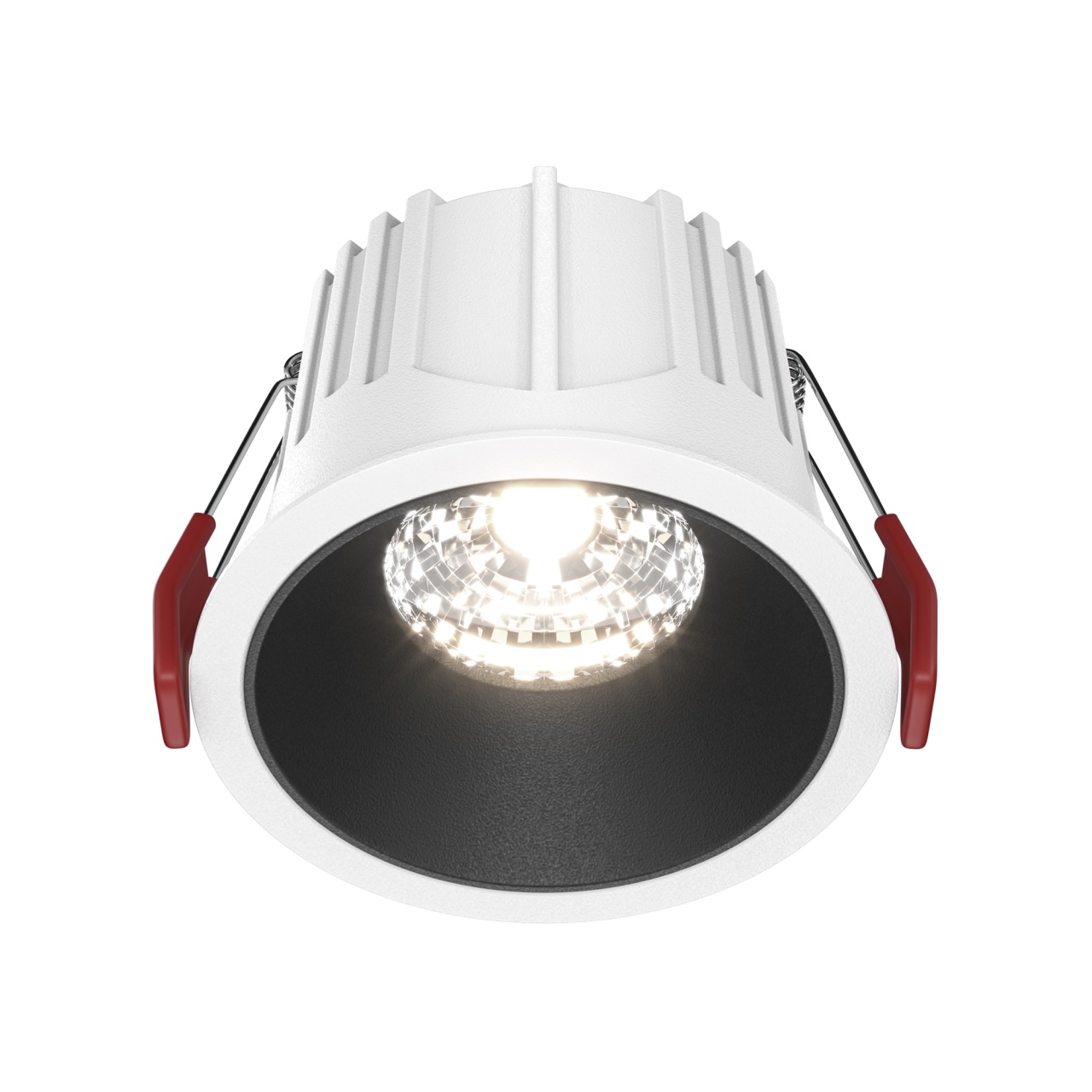 Spot LED 15W Incastrat, Dimabil, Maytoni, 1150lm, Lumina Neutra (4000K), Alb+Negru