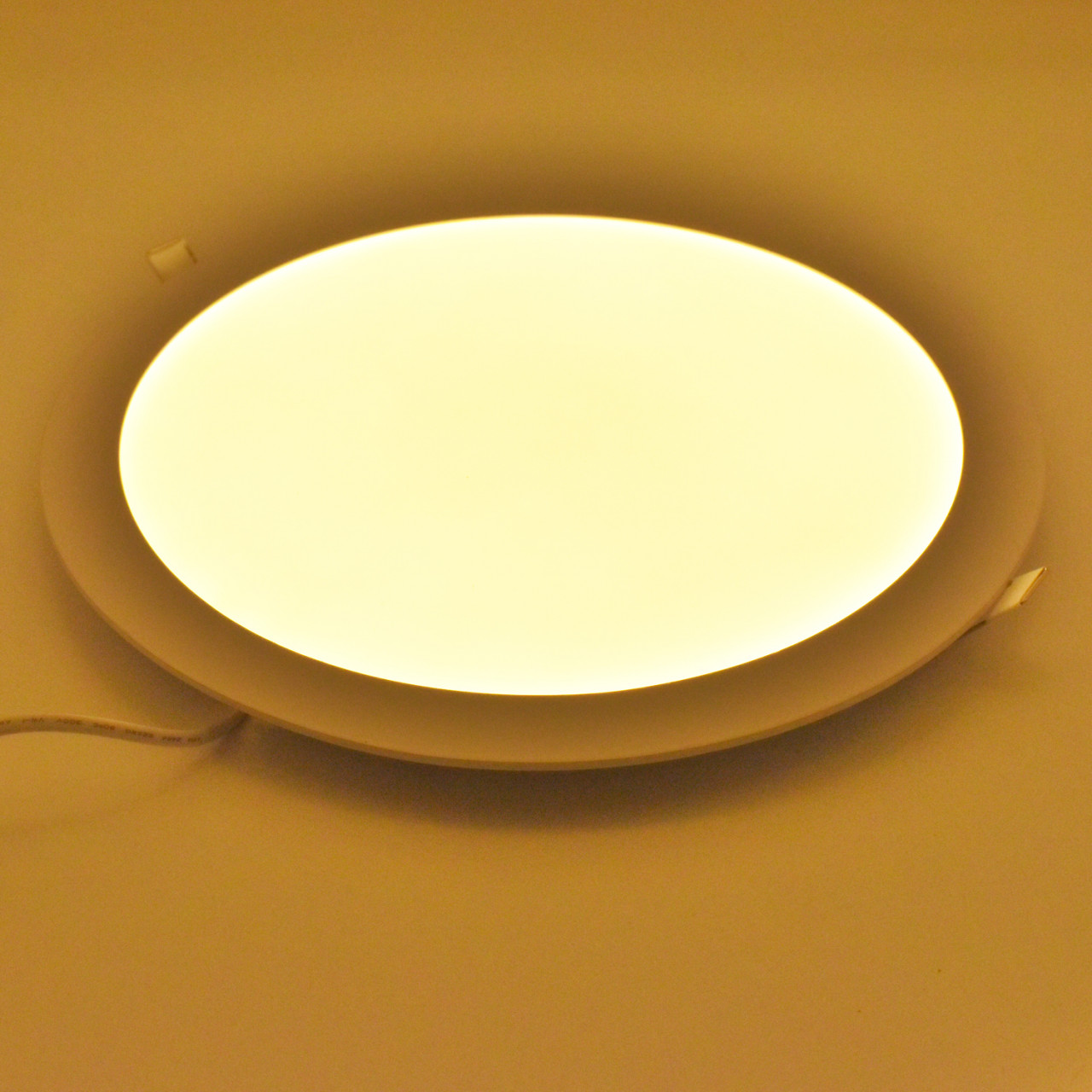 Spot LED 24W Incastrat, Rotund, Braytron, 1850lm, Lumina Calda (3000K), Alb