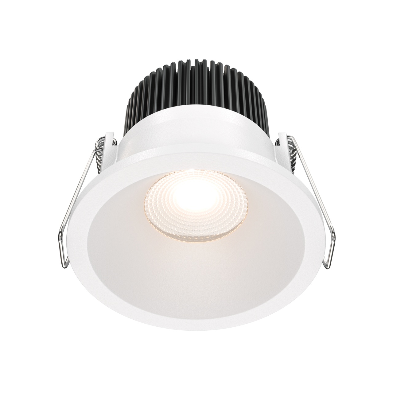 Spot LED 6W Incastrat, Maytoni, 370lm, Lumina Calda (3000K), Alb