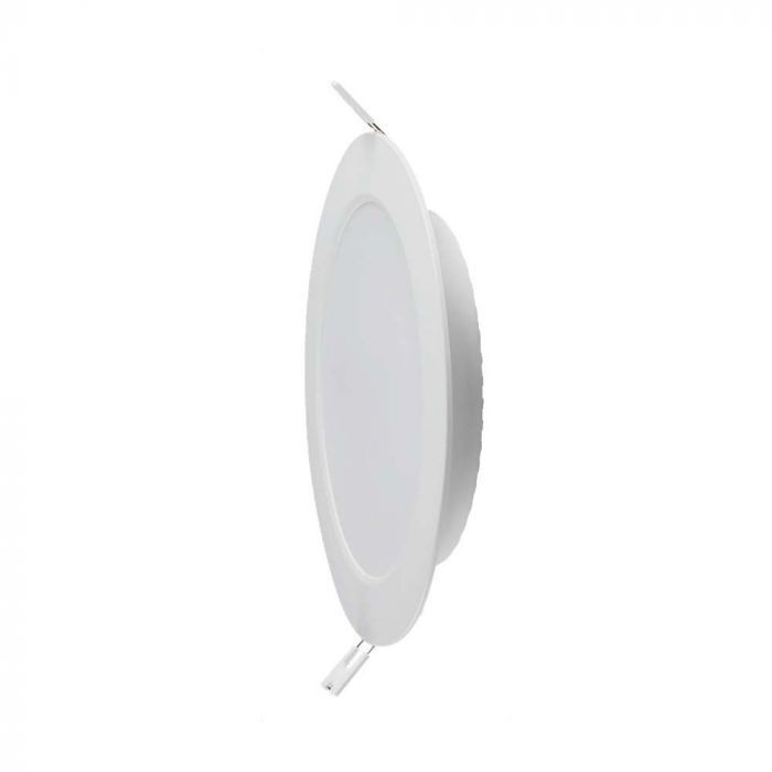 Spot LED 7865-VT, rotund, incastrat, 18W, 1980lm, lumina neutra, IP20, alb, V-TAC