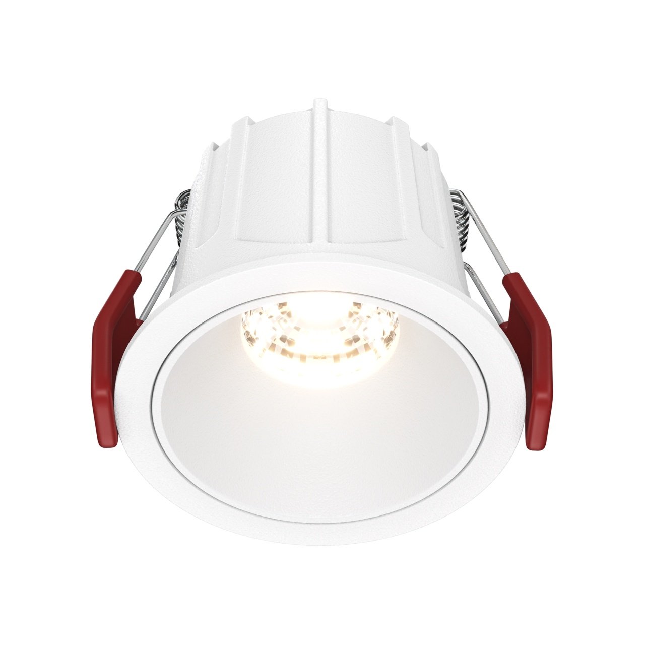 Spot LED Alfa DL043-01-10W3K-D-RD-W, dimabil, 10W, 500lm, lumina calda, IP20, alb, Maytoni