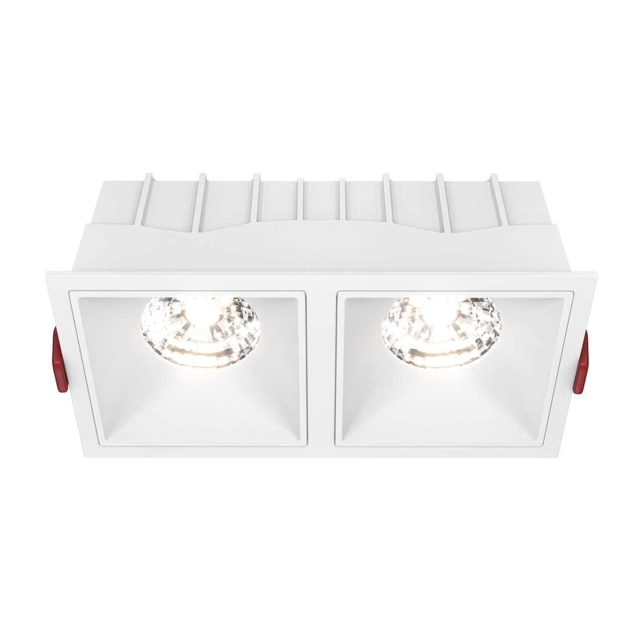 Spot LED Alfa DL043-02-15W4K-D-SQ-W, dimabil, 30W, 2500lm, lumina neutra, IP20, alb, Maytoni