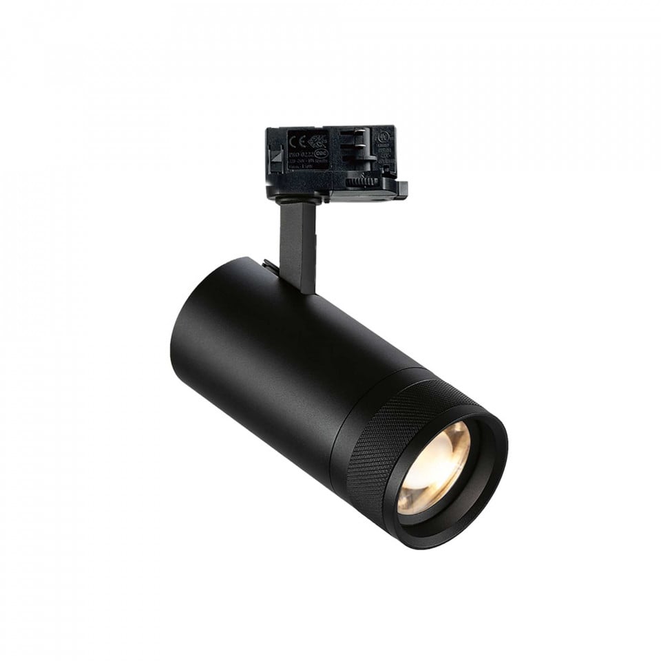 Spot LED Eos 276243, 25W, 3200lm, lumina calda, IP20, negru, Ideal Lux