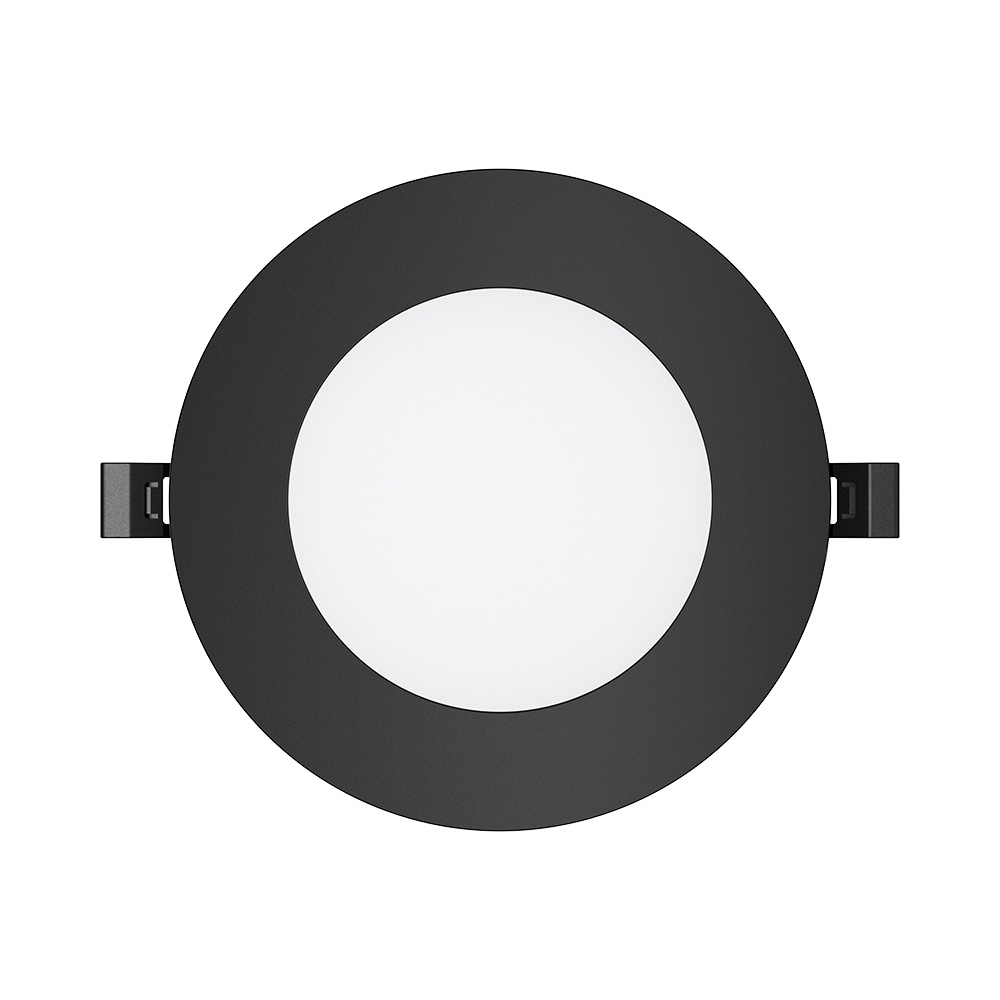 Spot LED incastrat, 6W, 470lm, lumina calda/neutra/rece, negru, Braytron - imagine 4