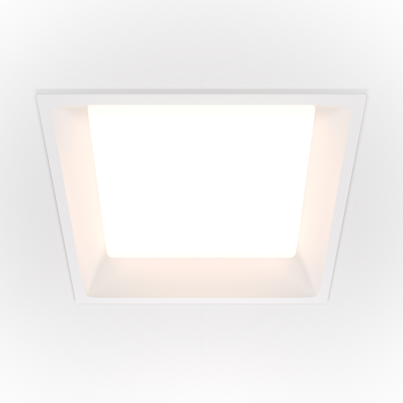 Spot LED Okno DL054-24W3K-W, incastrat, 24W, 1800lm, lumina calda, IP20, alb, Maytoni