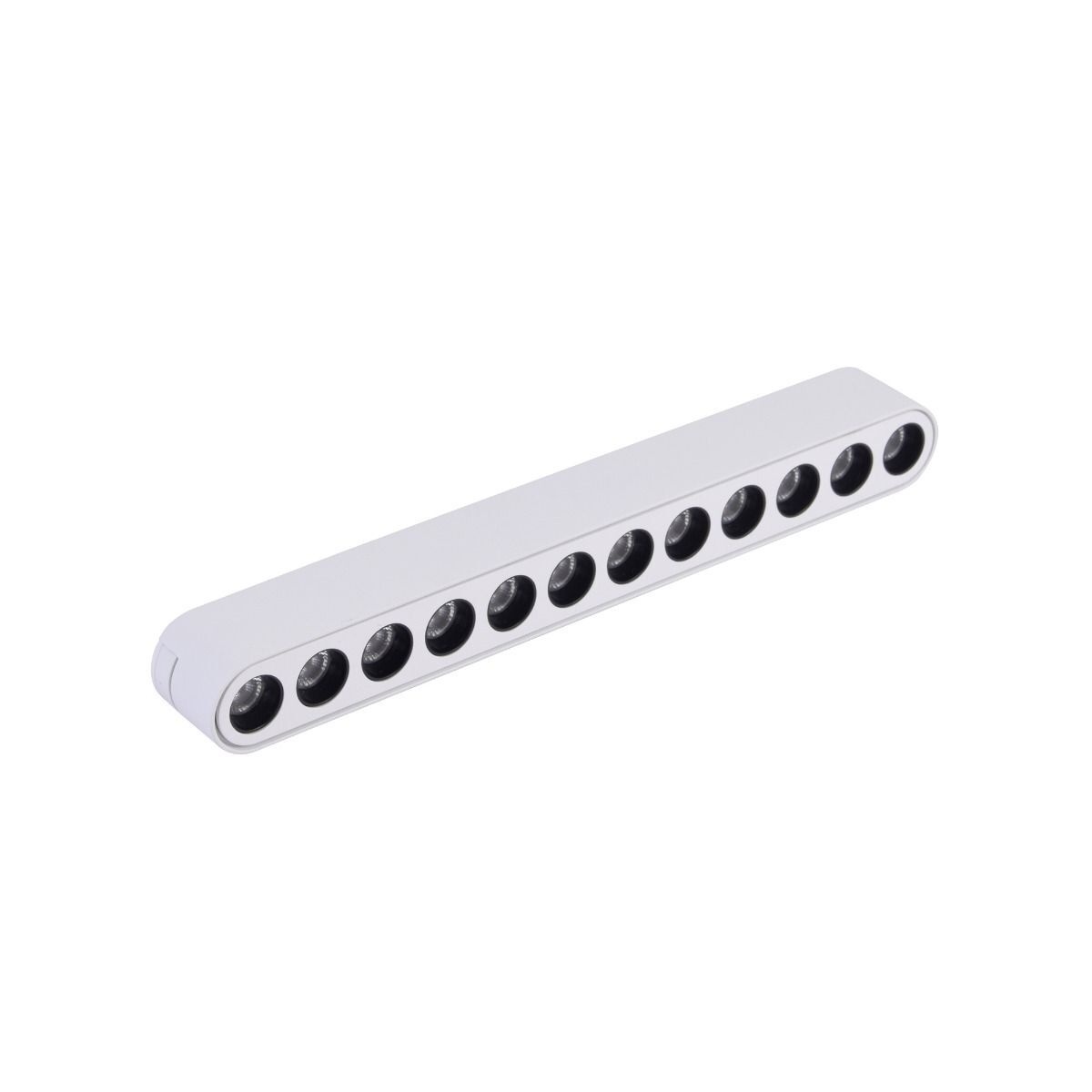 Spot LED pentru sina magnetica slim, liniar, 12W, lumina neutra(4000 K), alb, 1340 lm, Klausen