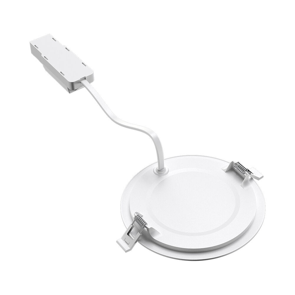 Spot LED rotund incastrat, 12W, 1120lm, lumina calda/netura/rece, IP40, alb, Braytron - 3 | YEO