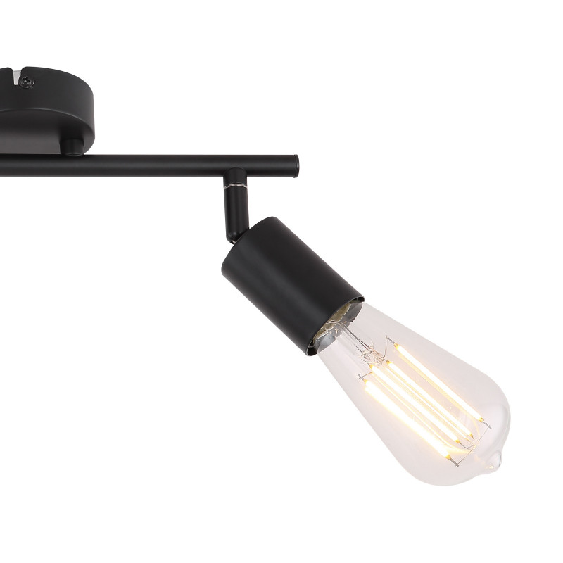 Spot Martha 54008-2, 2xE27, negru, IP20, Globo Lighting