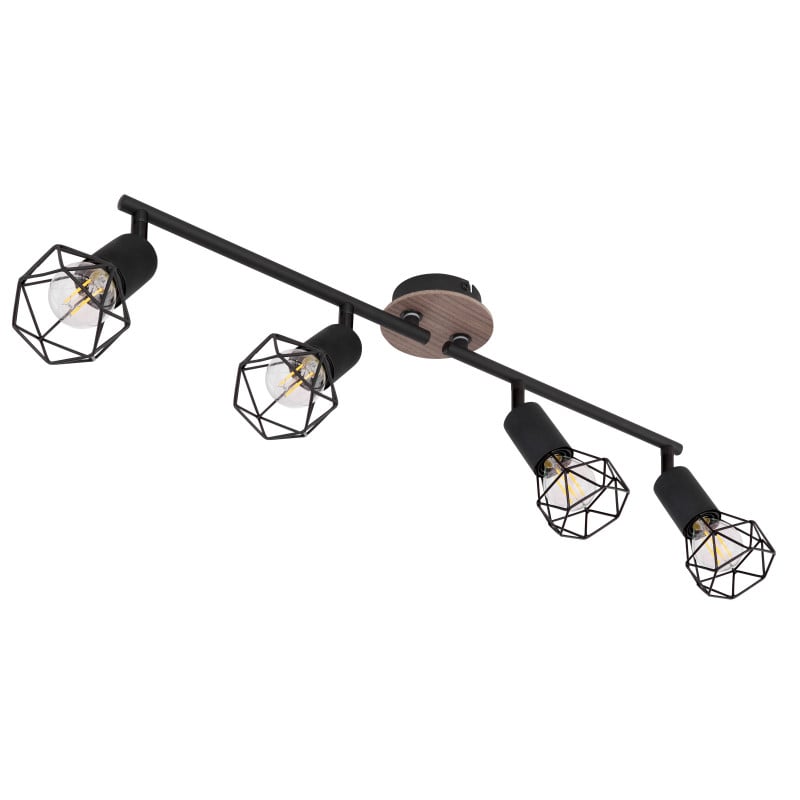 Spot Xara 54802S-4H, orientabil, 4xE14, negru, IP20, Globo Lighting - 3 | YEO