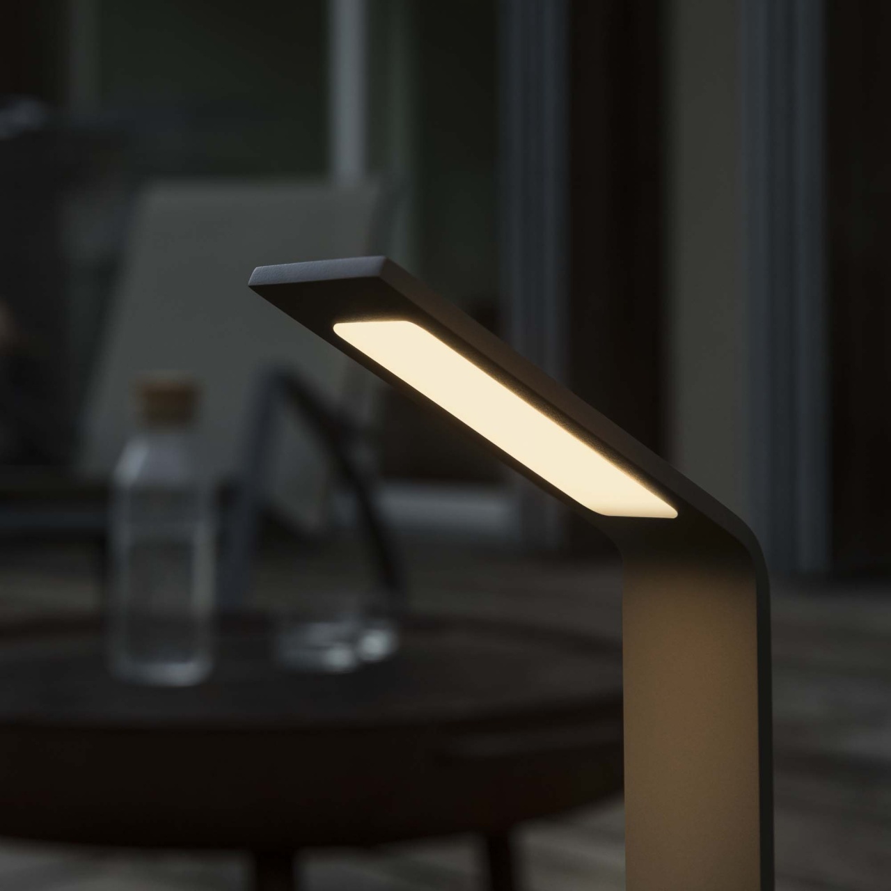 Stalp exterior LED Agos H80, 6.5W, 560lm, lumina calda (3000 K), IP54, cafeniu, Ideal Lux - imagine 6