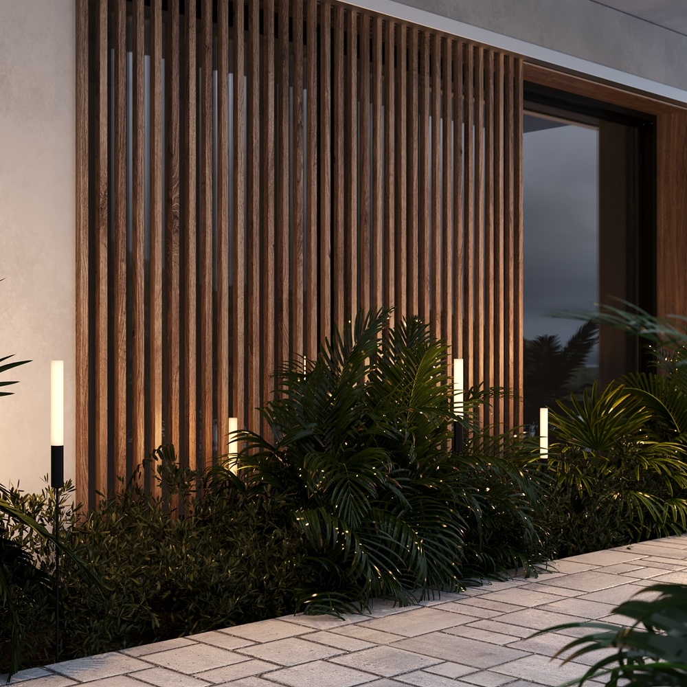 Stalp LED exterior Flare, 3W, lumina calda (3000K), IP65, grafit, Maytoni - imagine 6