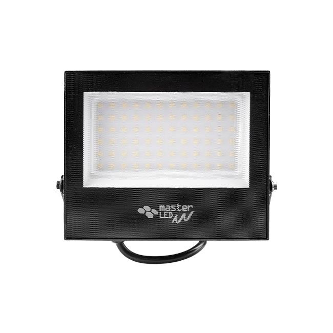 Trepied + 1 reflector LED, 50W, 4000lm, inaltime reglabila, IP65, lumina neutra, 5500K, negru-galben, Masterled - 1 | YEO