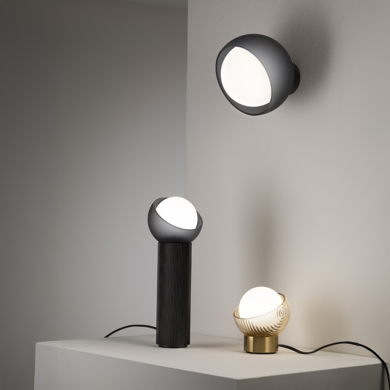 Veioza Bloom SMALL 1xG9, lumina calda (3000 K), IP20, neagra, Ideal Lux - imagine 2