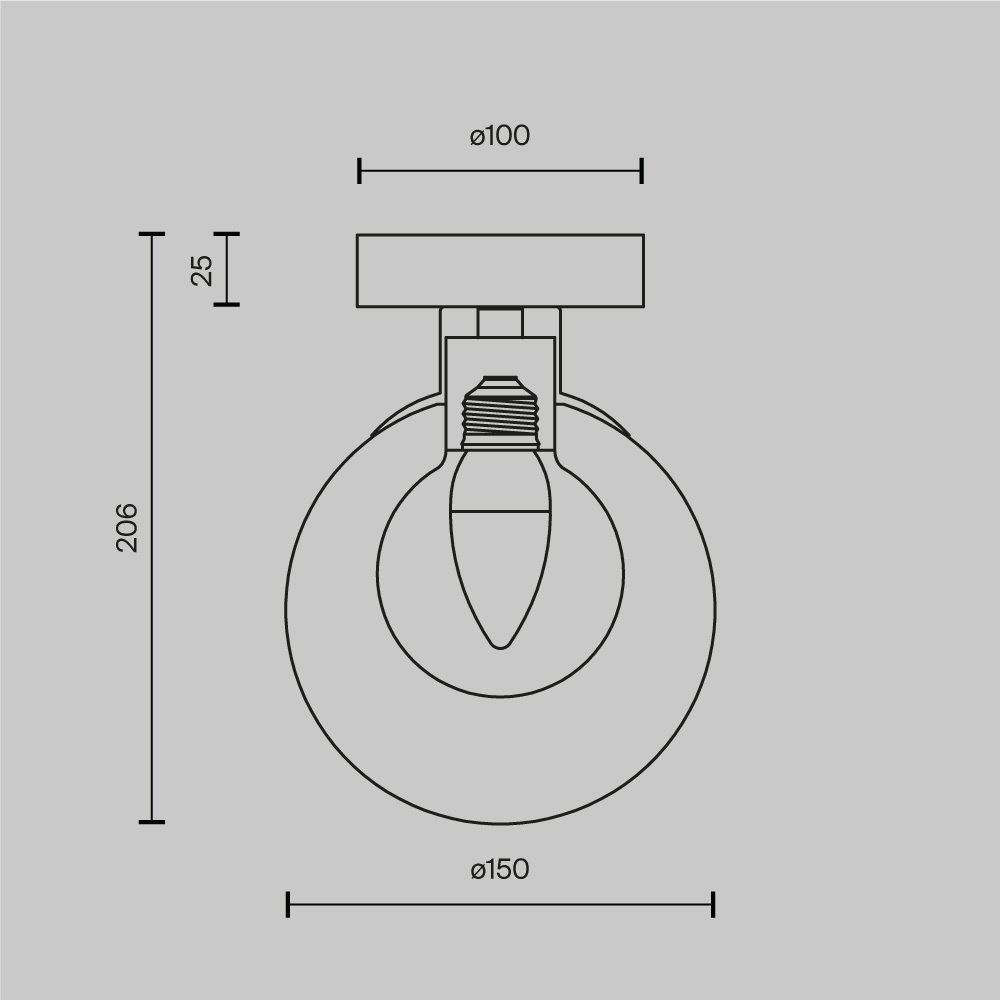 Aplica Basic Form MOD521WL-01G1, 1xG9, aurie+transparenta, IP20, Maytoni