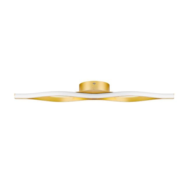 Aplica de perete LED Bramis, design ondulat, 16W, 58cm, lumina neutra (4000 K), aurie, Masterled - 2 | YEO