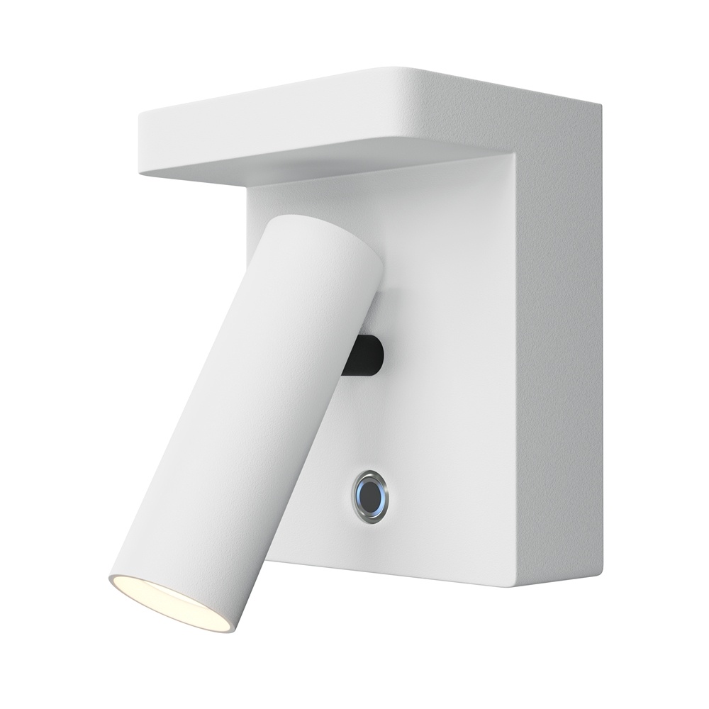 Aplica LED Aron, 7W, lumina calda (2700 K), alba, dimabila, Maytoni - imagine 2