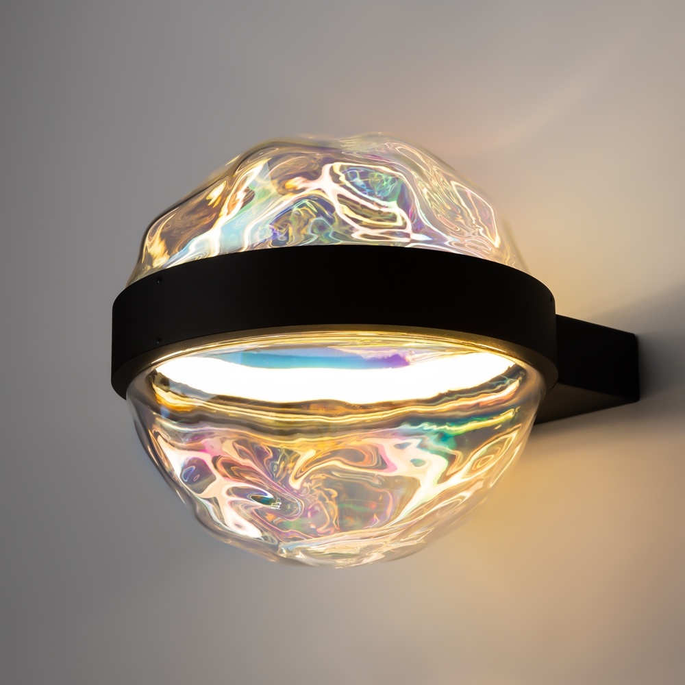 Aplica LED Misterio 6W, lumina calda (2700 K), dimabila, neagra, Maytoni - imagine 2