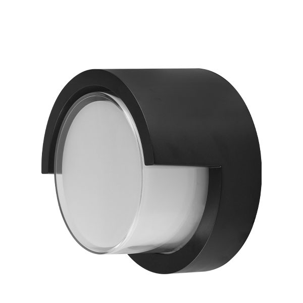 Aplica LED pentru exterior rotunda, 15W, 1450lm, lumina calda (3000K), neagra, alba, Braytron