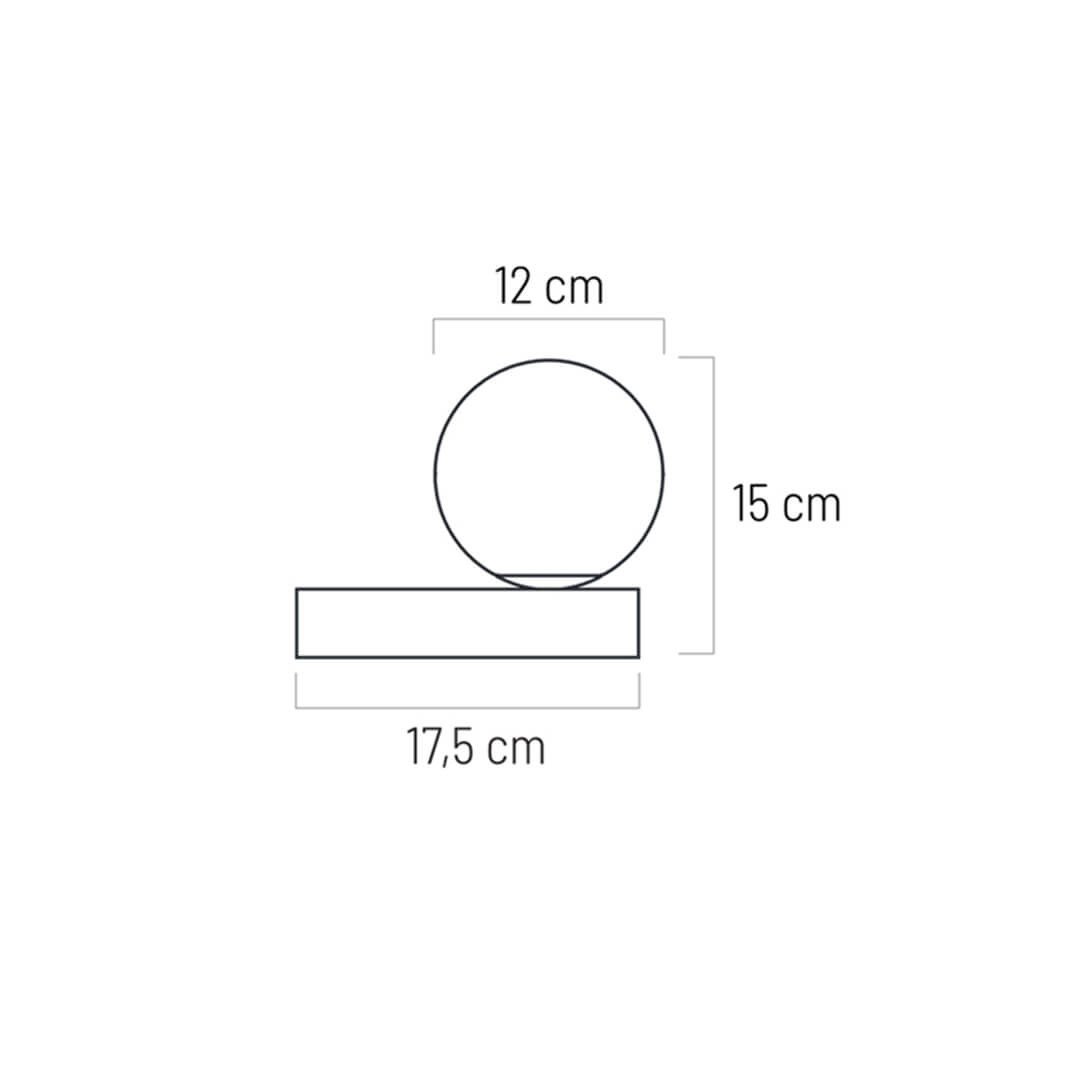 Aplica LED Ruby KL146012, 5W, 280lm, lumina neutra, IP44, alba, Klausen